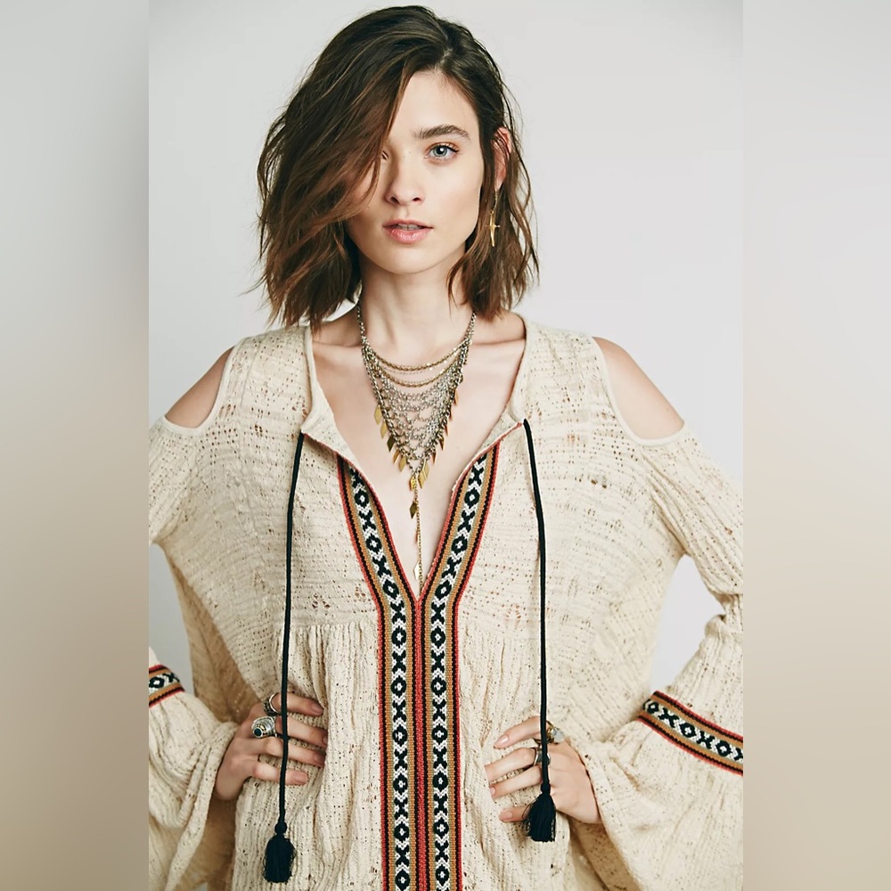 Free People For the Love of Flowers Tunic